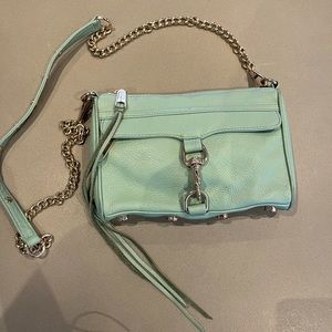 Teal Rebecca Minkoff Mini M.A.C bag